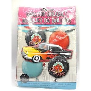 50’s Rock N Roll 5 Balloons